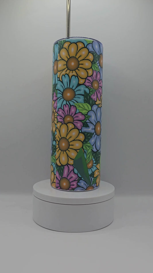 Inflated faith Flower Tumbler